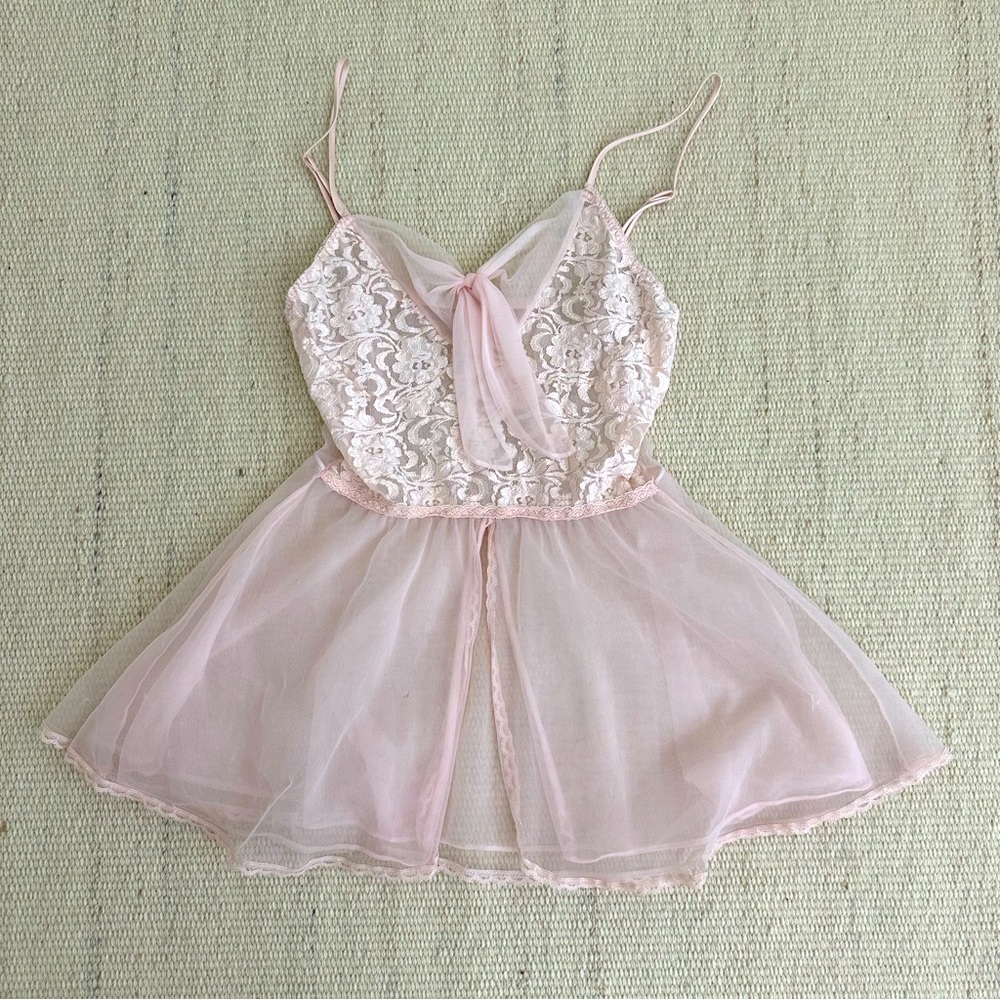 Sexy Intimate babydoll lingerie lace & mesh top 🎀